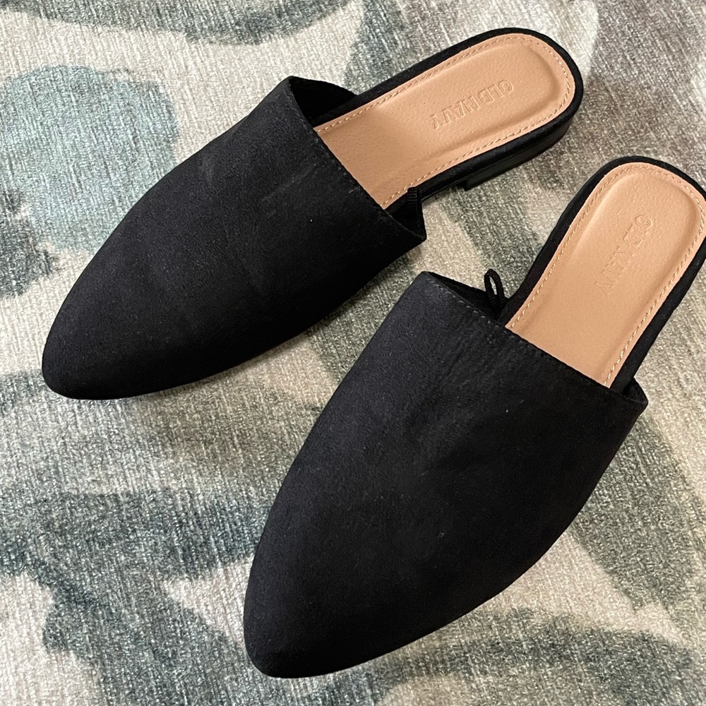 Old Navy Faux Suede Mule Flats